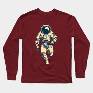 Astronaut Football Player Long Sleeve T-Shirt